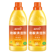 蓝月亮地板清洁剂 柠檬香不刺鼻 去污除菌 木地板瓷砖大理石等多场景适用 600g*2