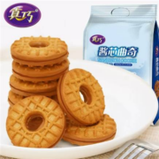 真巧 饼干 巧克力味酱芯曲奇 400g