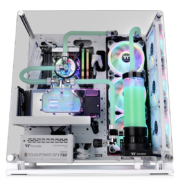 Tt（Thermaltake）Core P3 TG Pro 白色 机箱水冷电脑主机（支持E-ATX/可壁挂/开放式/电竞水冷/弹性安装）