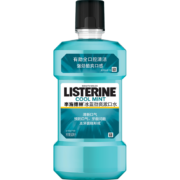 李施德林 (Listerine) 漱口水冰蓝劲爽口味清新口气深层清洁500mL