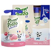 POM'POTES 法优乐 儿童酸奶  桃子味 85g*4袋