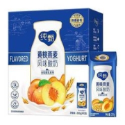 88VIP：纯甄 燕麦黄桃果粒风味酸奶 200g*10盒