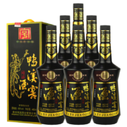 鸭溪窖贵州鸭溪酒业 送礼迎宾礼盒酒水 鸭溪窖珍品 黑金版 整箱 460ml*6瓶 52度 浓香型白酒