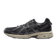 ASICS亚瑟士男鞋越野跑鞋缓冲跑步鞋透气运动鞋GEL-VENTURE 6 黑色/深灰色 41.5