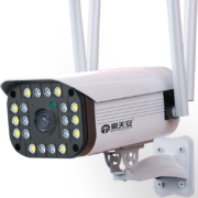 霸天安无线摄像头监控4g网络高清监控器家用室外防水wifi手机远程商用户外工程监控设备套装 【WiFi版】支持10倍放大+全彩夜视+语音对讲