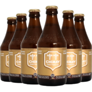 智美（Chimay）金帽 修道士精酿 啤酒 330ml*6瓶 比利时进口 年货送礼