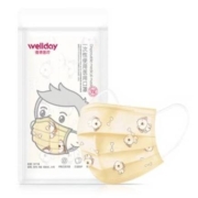 概率券：维德 WELLDAY 医用外科口罩 灭菌级6-12岁儿童尺寸  黄色小狗款 10只*2件