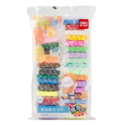 得力(deli)36色超轻粘土 儿童玩具生日礼物粘黏土彩泥橡皮泥 美术手工DIY制作太空沙 袋装圣诞礼物 67819
