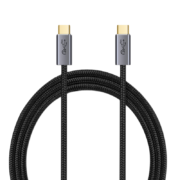 凯宠 TYPE-C数据线双头USB4快充线240W 40Gbps高速传输同轴线 兼容雷电4/3充电线 TYPE-C数据线20GB 100W 8K 2米