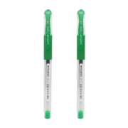 三菱（Uni）UM-151财务中性笔0.38mm签字笔学生彩色水笔啫喱笔(替芯UMR-1) 绿色 1支/袋