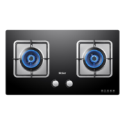 海尔（Haier）燃气灶 双一级能效 聚能直喷火 4.0kW台嵌两用煤气灶 家用煤气灶双灶 JZY-QE5B0(液化气)