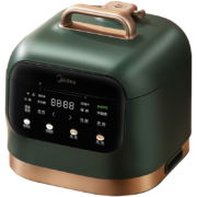 美的（Midea）轻享系列 复古智能电压力锅 3L不粘内胆 全彩触控大屏 开盖火锅 智能预约 高压锅30M5-711