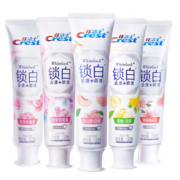 去渍更防渍！Crest 佳洁士 香氛锁白牙膏套装（玫瑰+雪樱+白桃+清柚白茶+桃花） 120g*5（赠 白桃漱口水12ml*3）