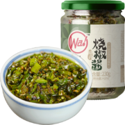 川娃子 调味料 剁椒酱 下饭菜 蒜蓉辣椒酱 拌面拌饭酱  辣酱 烧椒酱230g