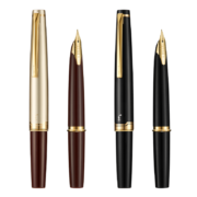 百乐（PILOT） Elite95s钢笔经典复刻14K金尖口袋便携金笔成人商务送礼高档墨水套装 酒红色 EF尖/约0.4-0.5mm