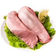 龙大肉食 猪舌500g 猪舌头冷冻猪舌头熟食原料猪舌 生鲜 烧烤猪肉火锅食材 猪肉生鲜