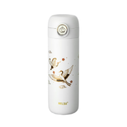 PLUS会员：RELEA 物生物 保温杯 带吸管 鹤舞白350ml