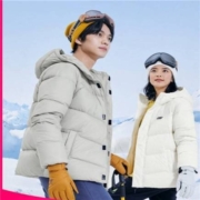 斯凯奇 22年冬新款 男女同款 连帽加厚羽绒