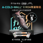 【官方】A-COLD-WALL* x ROA联名系列低帮运动鞋