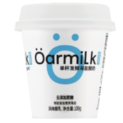 OarmiLk 吾岛单杯发酵海盐酸奶?100g*12杯
