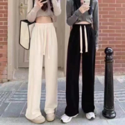 PLUS会员：宝娜斯 女士雪尼尔阔腿裤