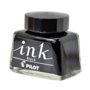 百乐（PILOT）非碳素墨水 不堵笔钢笔墨水30ml 黑色INK-30-B原装进口