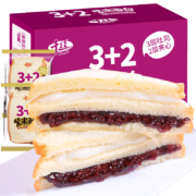京东特价、需买券：千丝 3+2紫米吐司 500g/箱