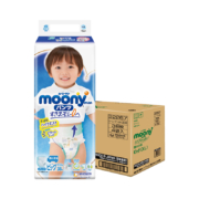 聚划算百亿补贴： moony  尤妮佳 婴儿纸尿裤 XL男宝 38片*4包
