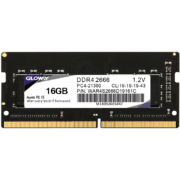 PLUS会员：GLOWAY 光威 战将 DDR4 2666MHz 笔记本内存 普条 黑色 16GB