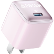 Anker安克 苹果充电器快充Nano Pro PD20W安芯充iPhone14/13/12proMax/11/mini手机/iPadPro平板适配粉色