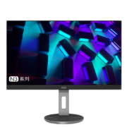 AOC U27N3C 27英寸显示器 4K高清IPS 10.7亿色 90W Type-C接口 HDR 内置音箱 低蓝光 双向旋转电脑屏
