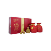 酒鬼 酒 红坛双支礼盒 馥郁香型白酒52度 500ml*2瓶