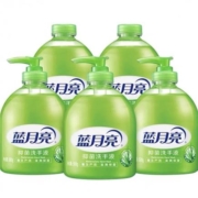 聚划算百亿补贴：蓝月亮洗手液抑菌芦荟滋润500g*5瓶套装家用
