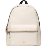 蔻驰COACH【官方直供】奢侈品女士白色简约皮质双肩背包F29004IMCHK