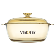 康宁（VISIONS） 2.1L汤锅玻璃锅炖锅煮锅 锅身可进烤箱微波炉洗碗机 2.1L晶莹锅