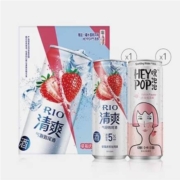 天猫U先：RIO  锐澳鸡尾酒5度清爽+heypop气泡水  330ml*2罐礼盒装