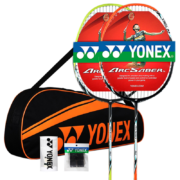YONEX尤尼克斯羽毛球拍对拍弓箭套装ARC5I含手胶/大拍包/尼龙球