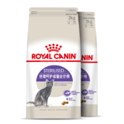 皇家猫粮（Royal Canin） 绝育呵护成猫 支持泌尿系统健康 维持体重健康 SA37 【超值力荐】2kg*2