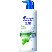海飞丝洗发水怡神冰凉型薄荷1KG 持久去屑清爽柔润 去油洗发水控油