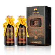天地金樽 贵州国酱30 53度酱香型白酒 礼盒装 500mL*2瓶装