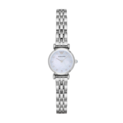 安普里奥·阿玛尼（Emporio Armani）手表女 白月光系列钢带石英贝母表盘女士腕表圣诞节礼物AR1961