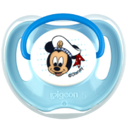 贝亲 (Pigeon) 安抚奶嘴 贝亲奶嘴 硅橡胶奶嘴 S号 新生儿 0-3个月  Disney迪士尼 米奇-海军风  N943