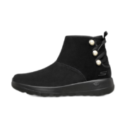 斯凯奇（SKECHERS）Skechers斯凯奇女鞋柔软靴子加绒百搭出游休闲靴复古经典144027 深灰褐色 37