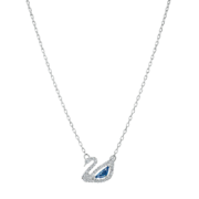 【品牌官方直售】 施华洛世奇蓝调天鹅  DAZZLING SWAN 项链  璀璨 镀白金色  5521074