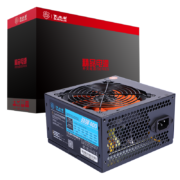 大水牛（BUBALUS）额定400W 劲强400台式电脑电源（主动式PFC/12CM风扇/智能温控/支持背线/宽幅电压）