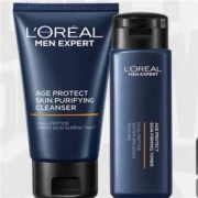 天猫U先：L'OREAL PARIS 巴黎欧莱雅 欧莱雅男士保湿紧致套装试用+10元回购券