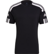 adidas阿迪达斯官方男装足球速干运动短袖球衣GN5720 黑色/白 A/L