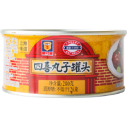 上海梅林 四喜丸子罐头 红烧狮子头半成品4个装280g 中华老字号