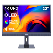联合创新(INNOCN)31.5英寸4K OLED显示器 原生10bit 0.1ms Type-C90W内置音箱 旋转升降 设计修图显示屏32Q1U