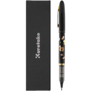 吴竹（KURETAKE）进口莳绘物语 钢笔式毛笔硬笔 书法练字笔 教师节送礼 黑色笔杆 宝尽 1支装 ER191-110